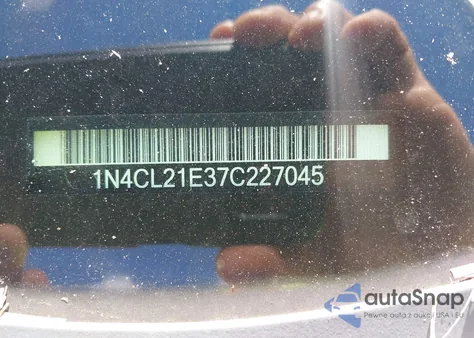 2007 Nissan Altima Hybrid from USA, damaged, VIN 1N4CL21E37C227045